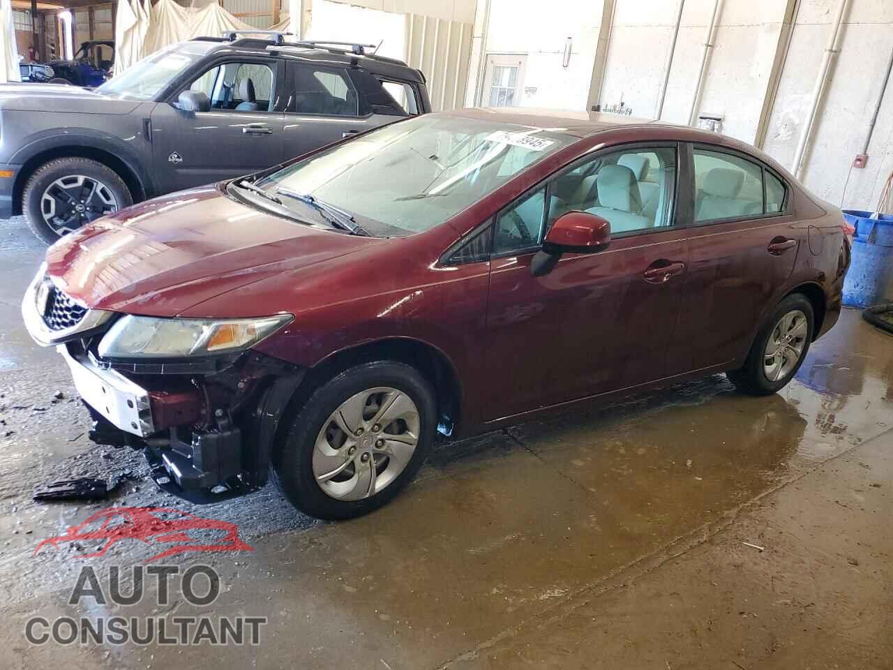 HONDA CIVIC 2013 - 19XFB2F58DE091504