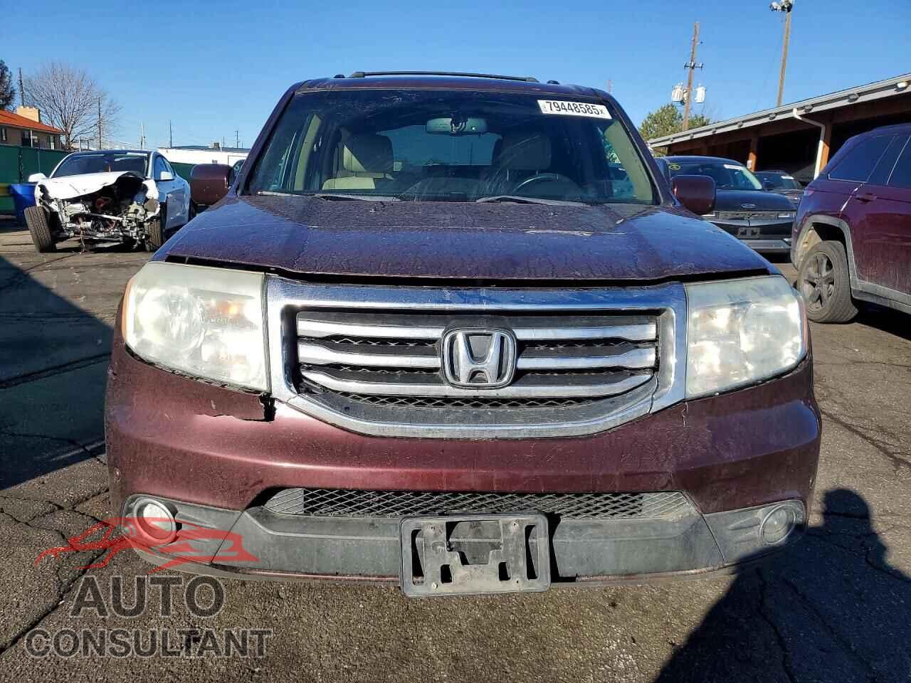 HONDA PILOT 2013 - 5FNYF4H92DB072563