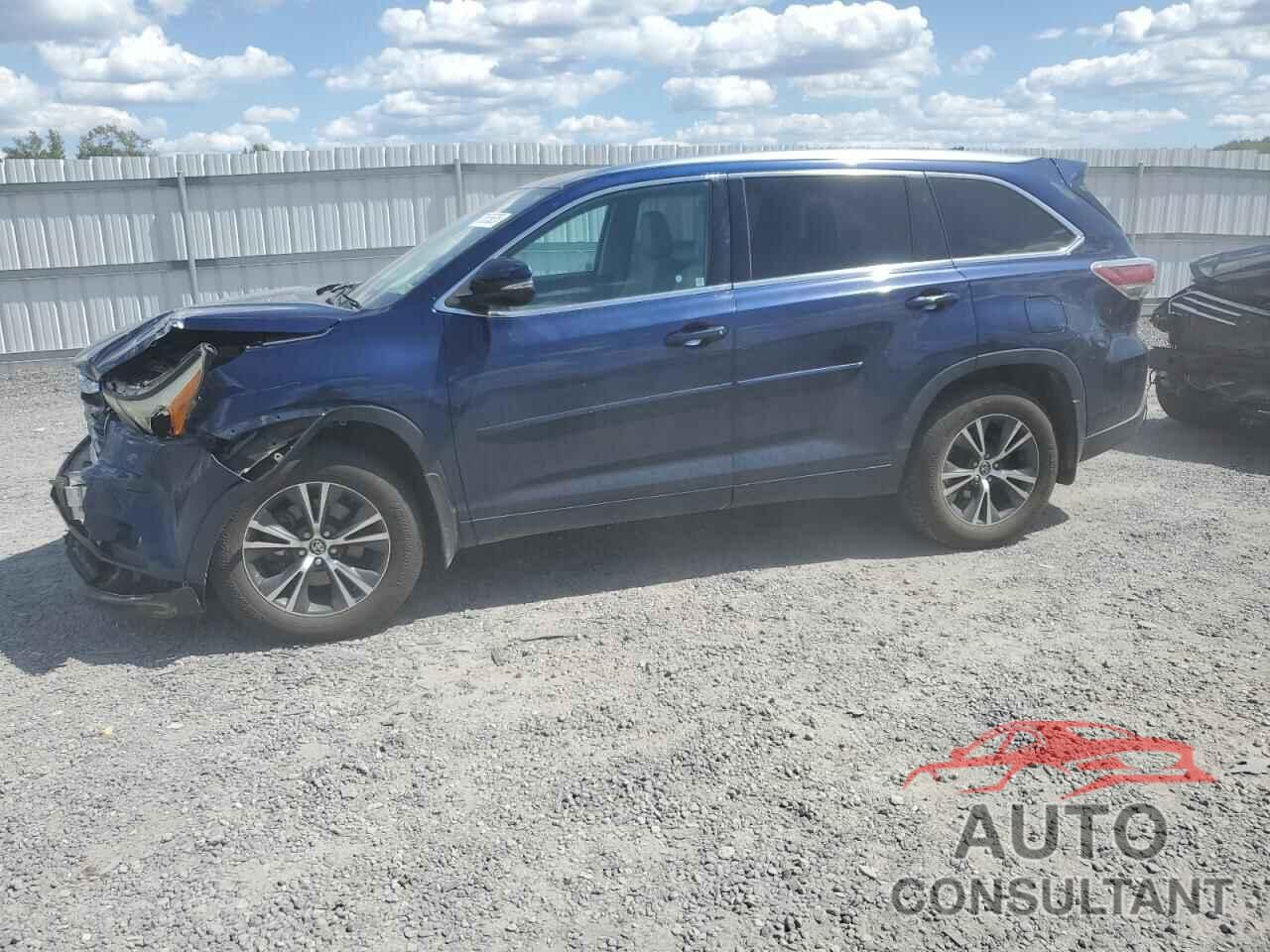 TOYOTA HIGHLANDER 2016 - 5TDJKRFHXGS289251