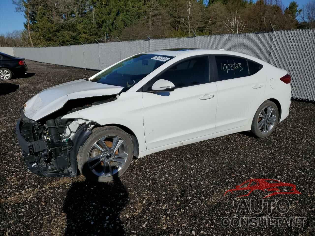 HYUNDAI ELANTRA 2017 - KMHD84LF9HU132336