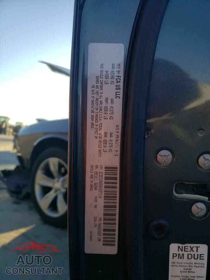 DODGE CHALLENGER 2016 - 2C3CDZAG5GH337114