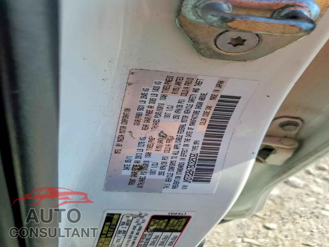 MAZDA CX-9 2011 - JM3TB2BA7B0326090
