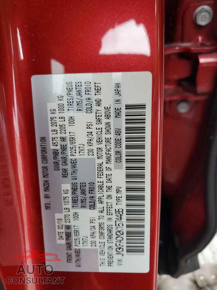 MAZDA CX-5 2019 - JM3KFACM2K1574485