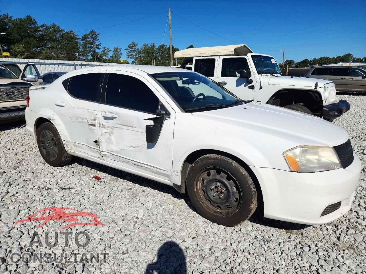 DODGE AVENGER 2012 - 1C3CDZAG1CN238033