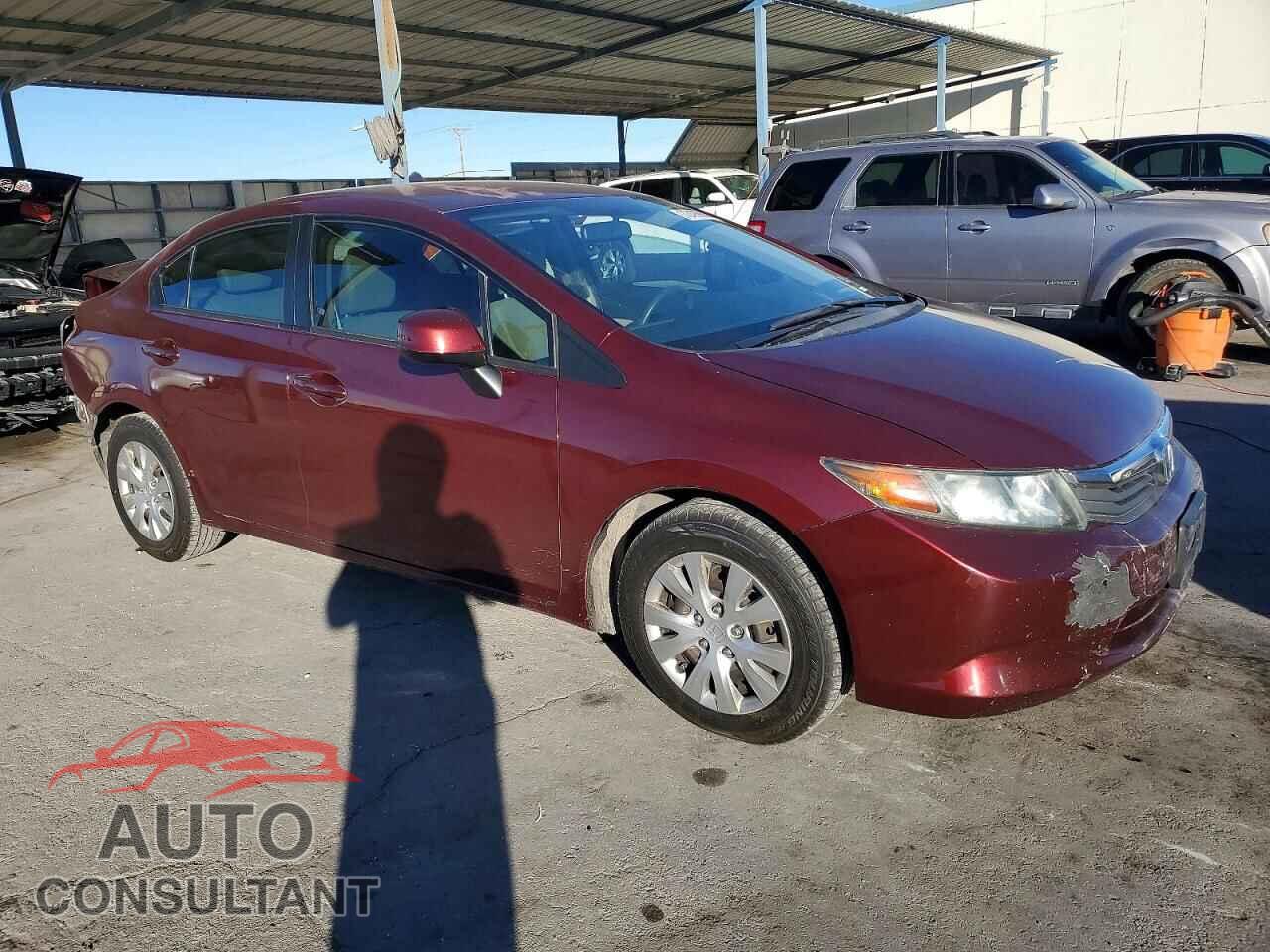 HONDA CIVIC 2012 - 2HGFB2F56CH596428
