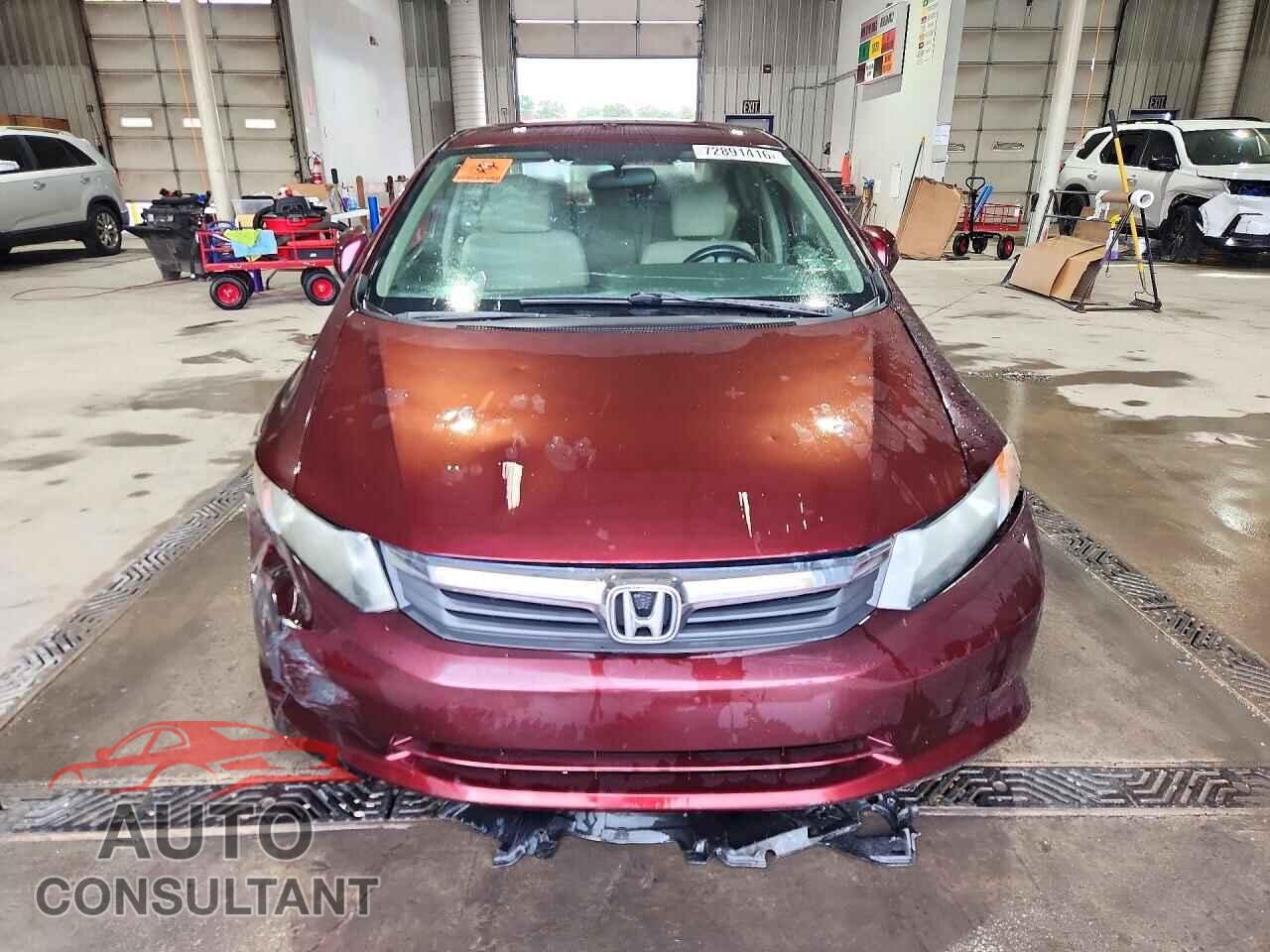 HONDA CIVIC 2012 - 19XFB2F50CE321468