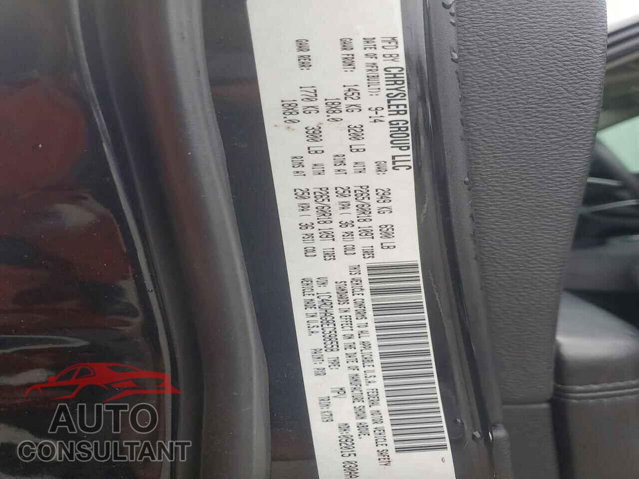DODGE DURANGO 2014 - 1C4RDHAG8EC598558