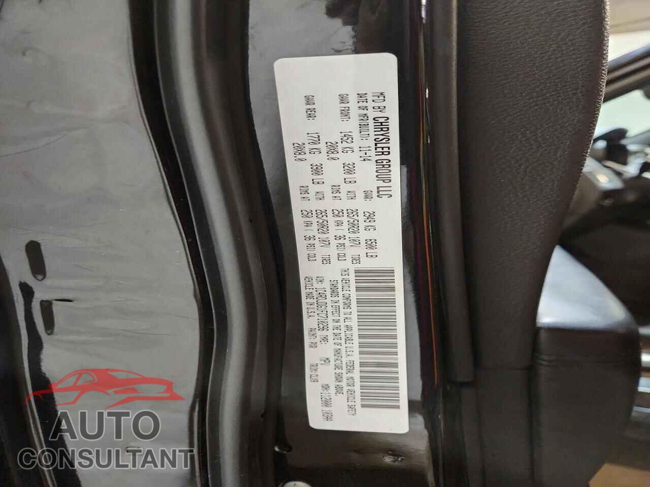 DODGE DURANGO 2015 - 1C4RDJDG1FC710296