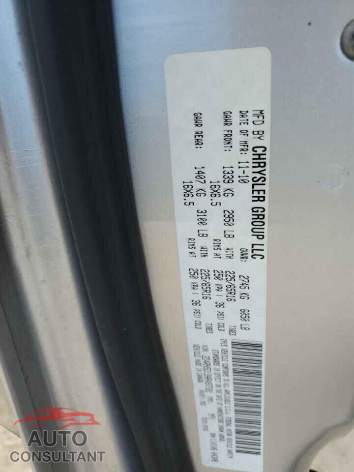DODGE CARAVAN 2010 - 2D4RN5D19AR497391
