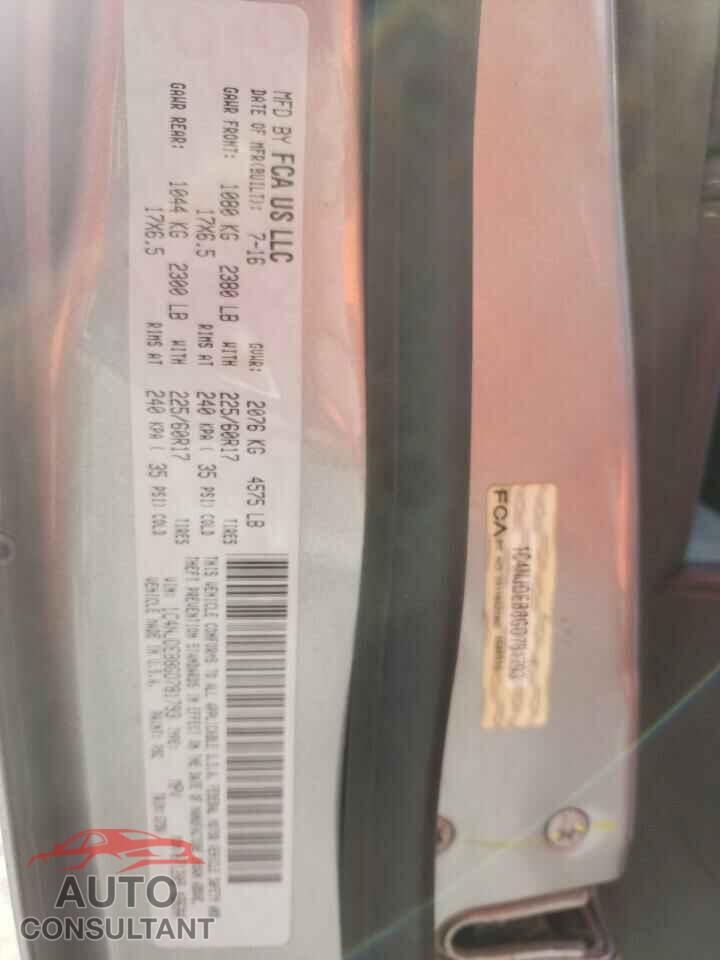 JEEP COMPASS 2016 - 1C4NJDEB8GD781793