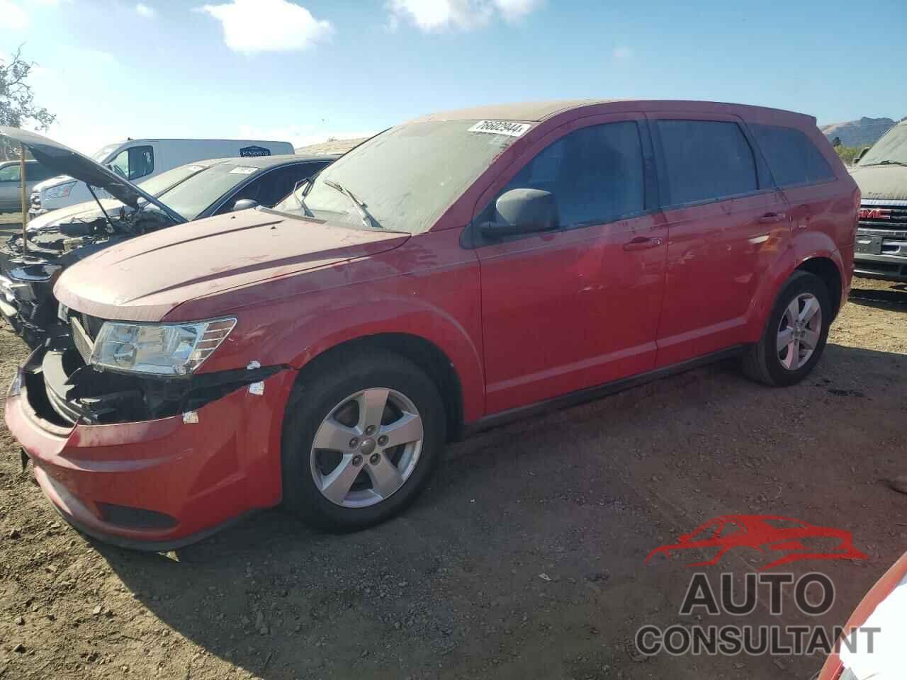 DODGE JOURNEY 2013 - 3C4PDCAB5DT602468