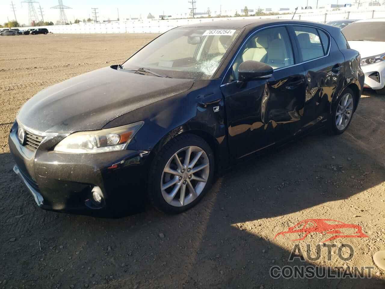 LEXUS CT 200 2012 - JTHKD5BH5C2104892