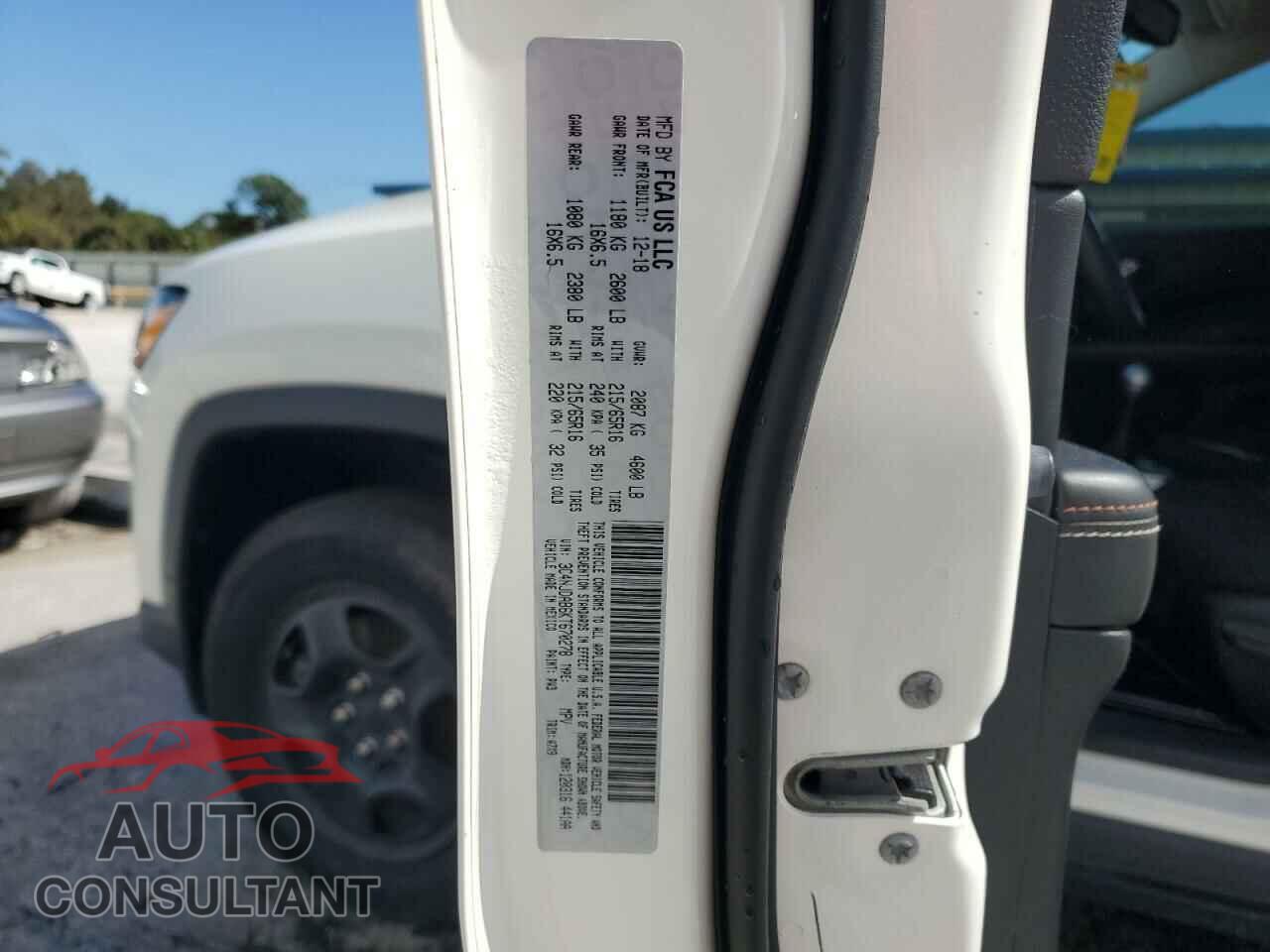 JEEP COMPASS 2019 - 3C4NJDAB6KT670278