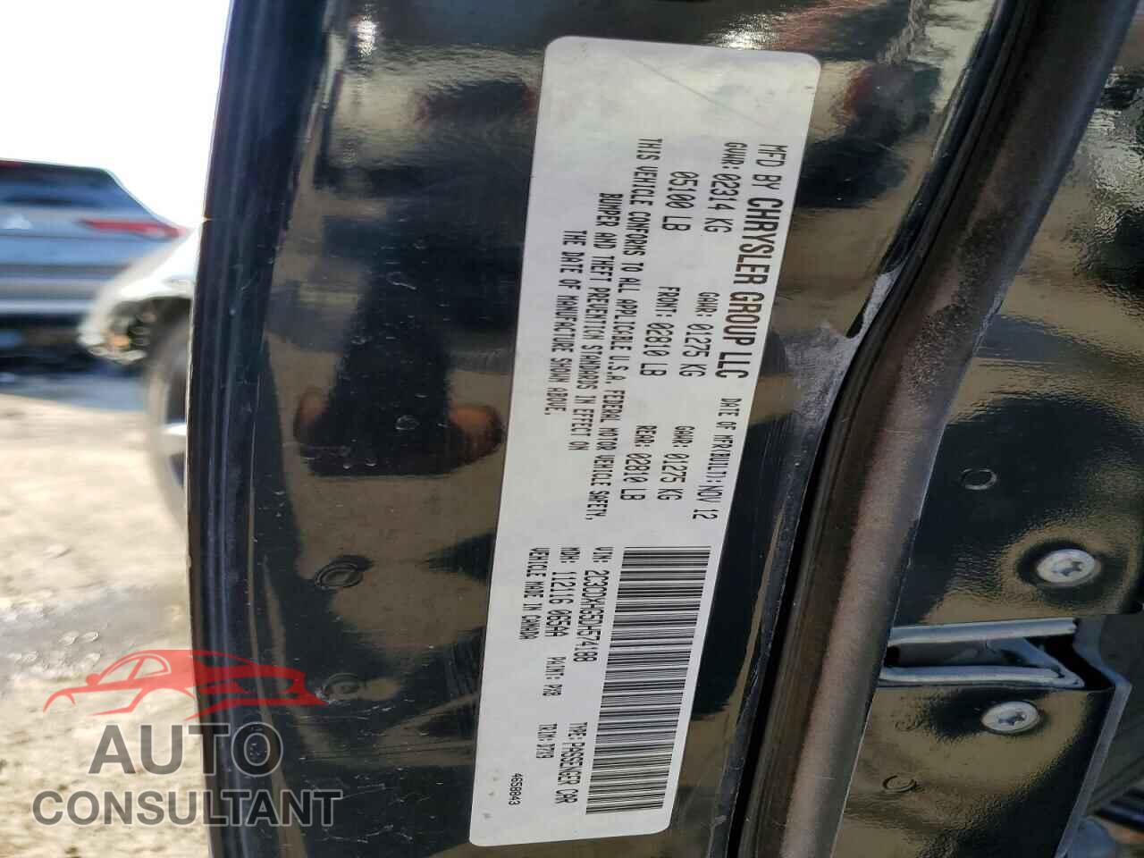 DODGE CHARGER 2013 - 2C3CDXHG5DH574188