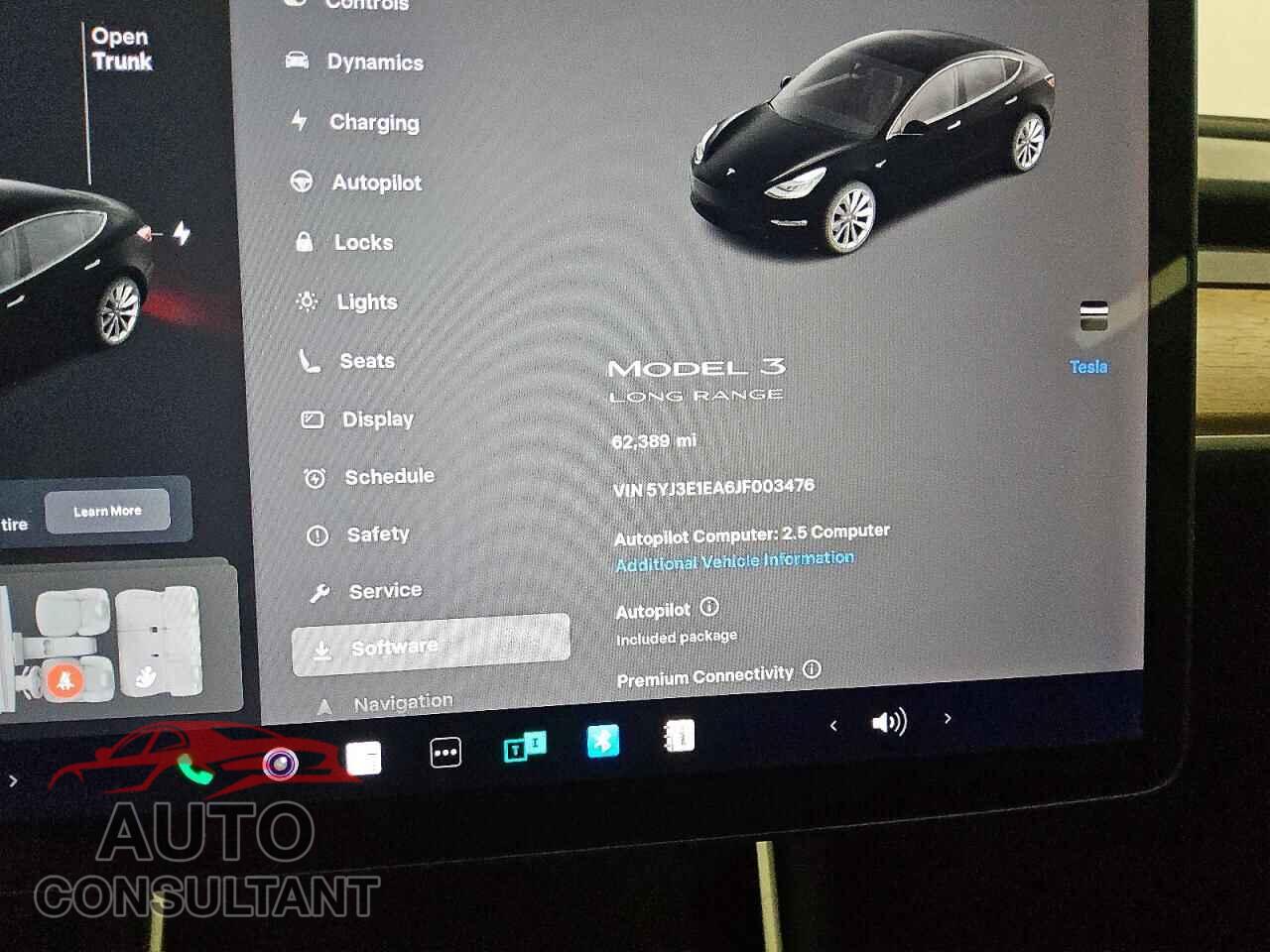 TESLA MODEL 3 2018 - 5YJ3E1EA6JF003476