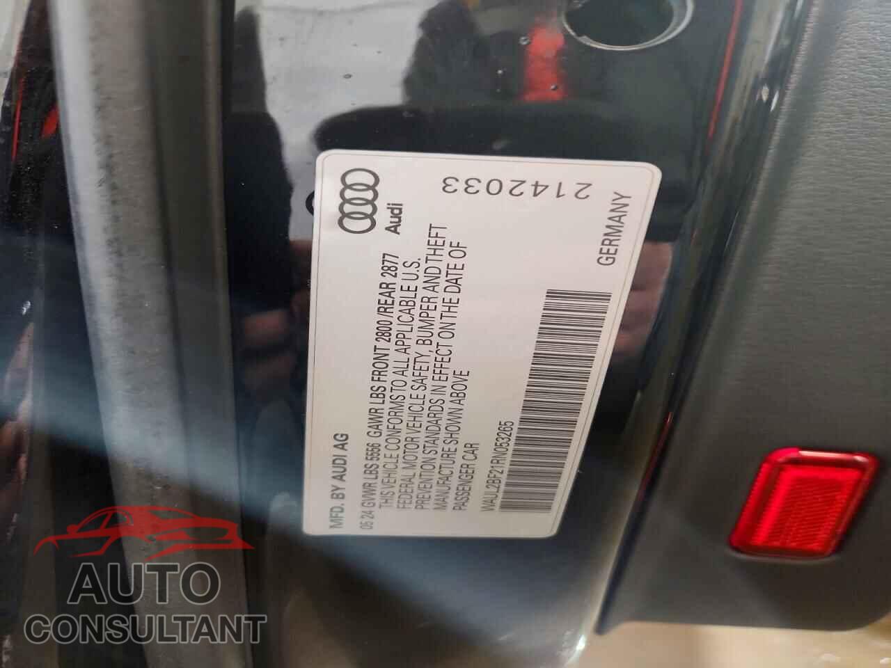 AUDI A6 2024 - WAUL2BF21RN053265
