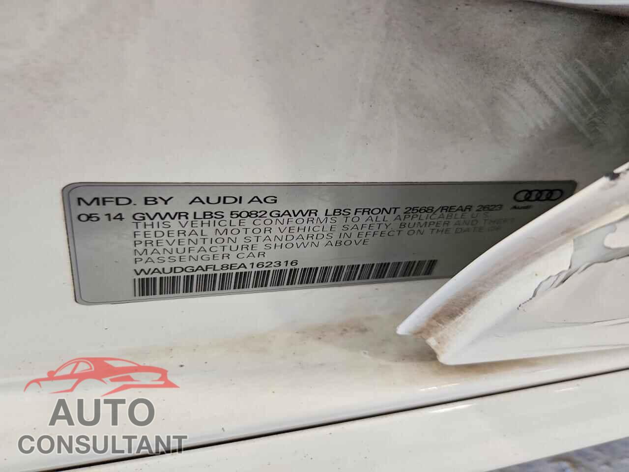 AUDI S4 2014 - WAUDGAFL8EA162316
