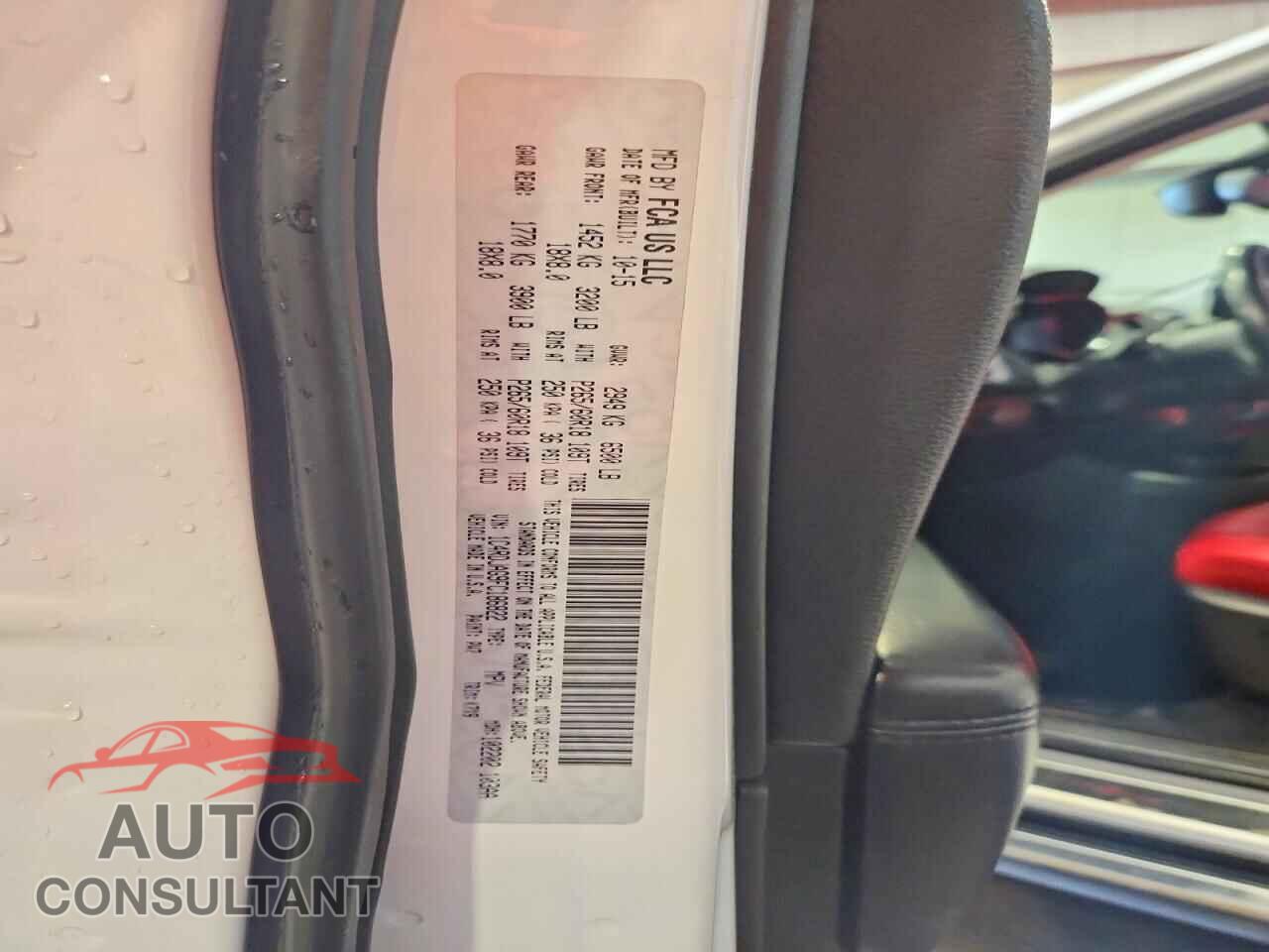 DODGE DURANGO 2015 - 1C4RDJAG9FC186822