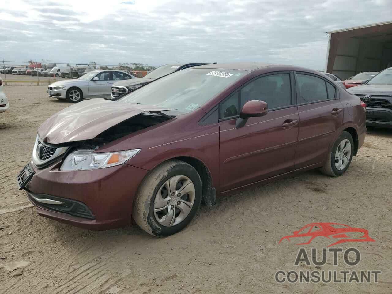 HONDA CIVIC 2013 - 2HGFB2F57DH551936