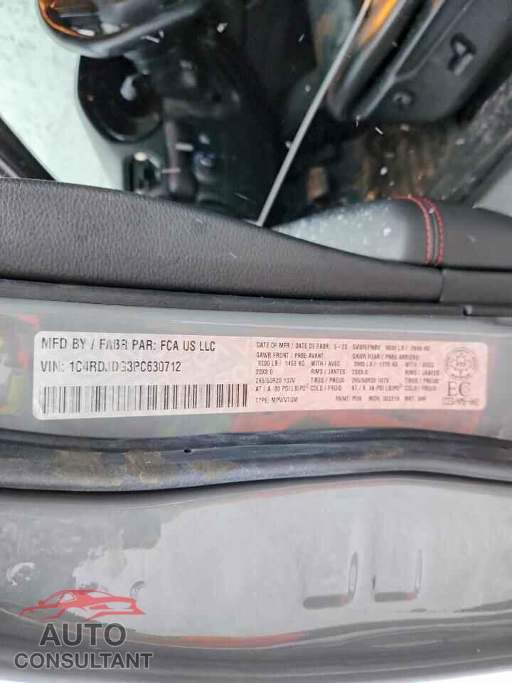 DODGE DURANGO 2023 - 1C4RDJDG3PC630712