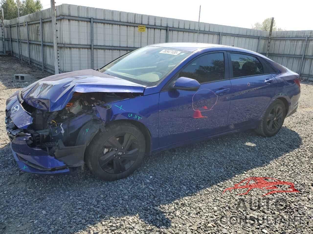 HYUNDAI ELANTRA 2021 - KMHLM4AJ5MU009917
