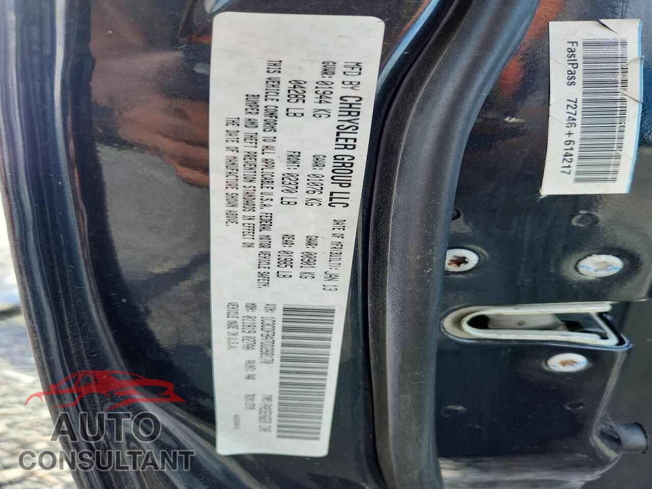 DODGE DART 2013 - 1C3CDFBA7DD268170