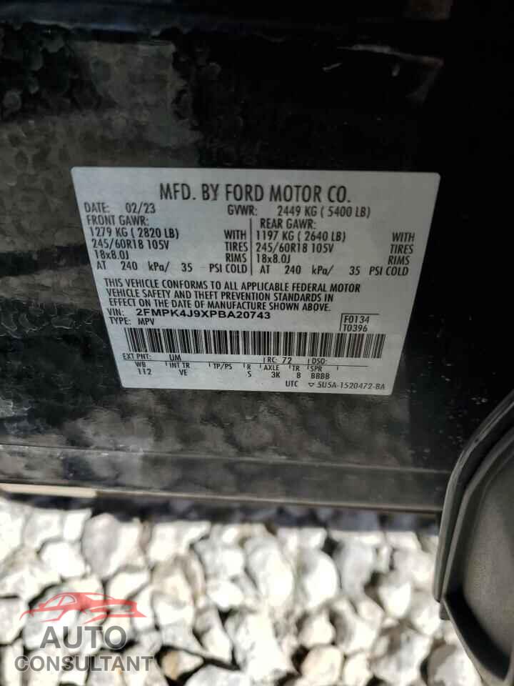 FORD EDGE 2023 - 2FMPK4J9XPBA20743