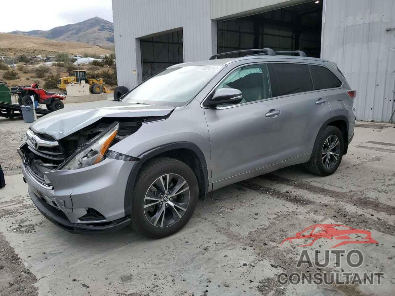TOYOTA HIGHLANDER 2016 - 5TDJKRFH8GS502617