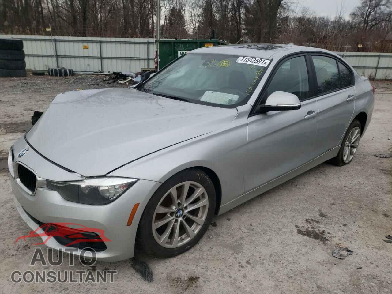 BMW 3 SERIES 2016 - WBA8E5G50GNU21164