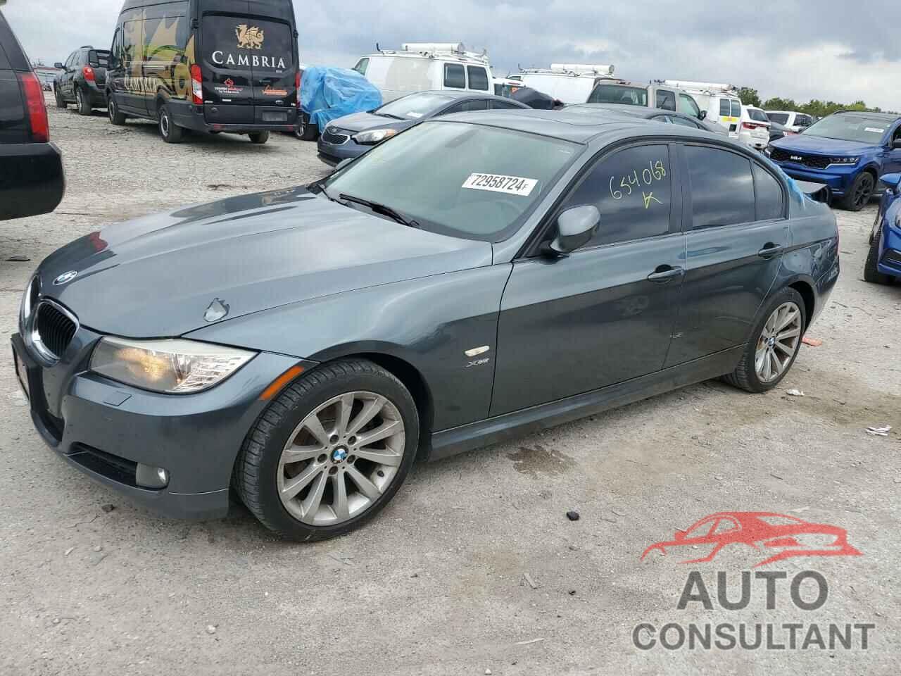 BMW 3 SERIES 2011 - WBAPK5C54BA654068