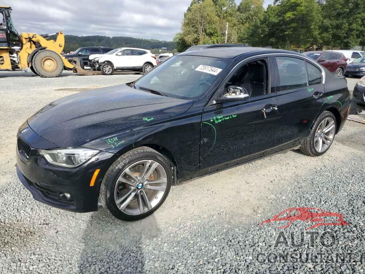 BMW 3 SERIES 2017 - WBA8D9C33HA011563