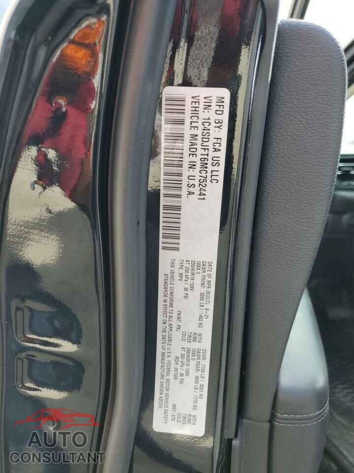 DODGE DURANGO 2021 - 1C4SDJFT6MC752441