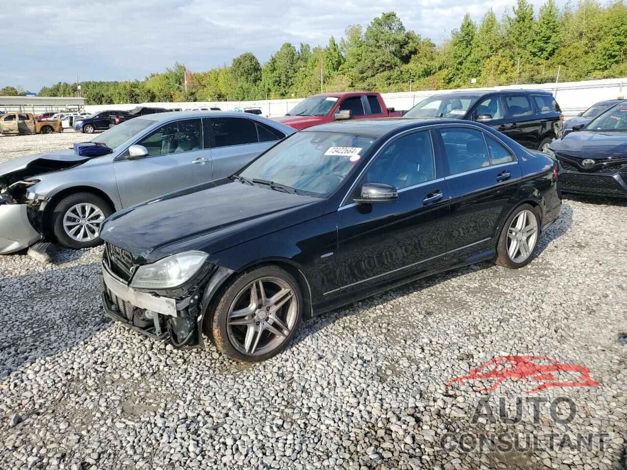 MERCEDES-BENZ C-CLASS 2012 - WDDGF4HB0CR192679