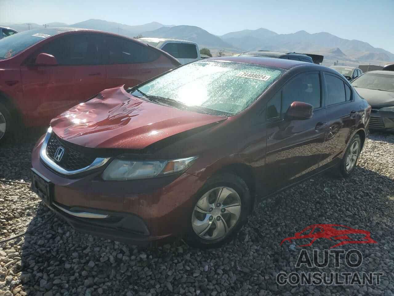 HONDA CIVIC 2013 - 2HGFB2F59DH509560