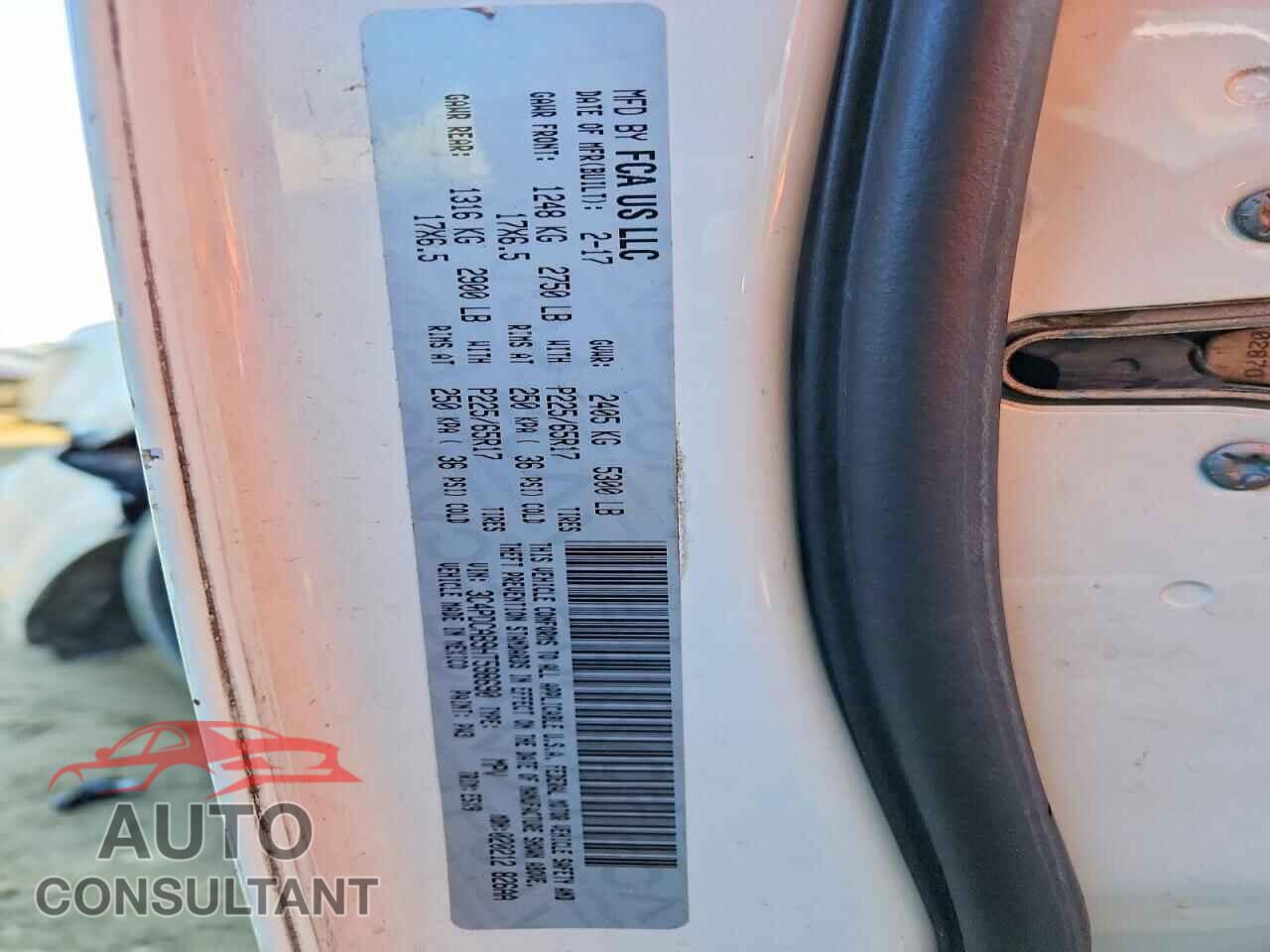 DODGE JOURNEY 2017 - 3C4PDCAB9HT598690