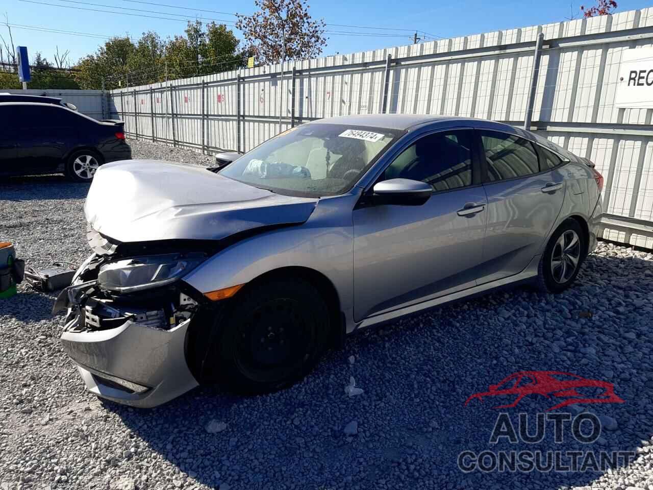 HONDA CIVIC 2019 - 2HGFC2F62KH546291