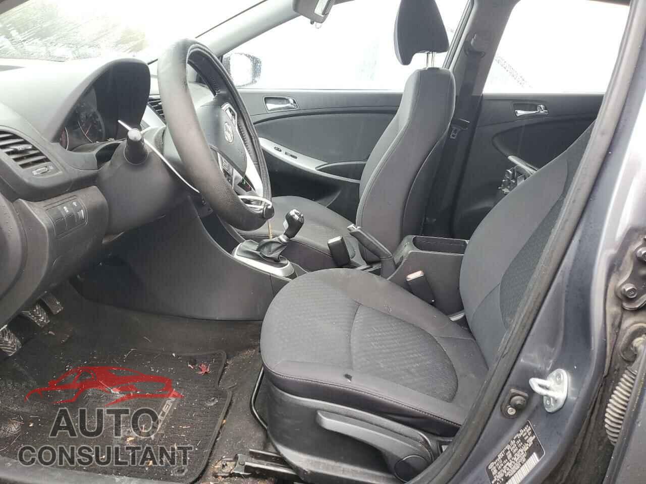 HYUNDAI ACCENT 2012 - KMHCU5AE5CU048997