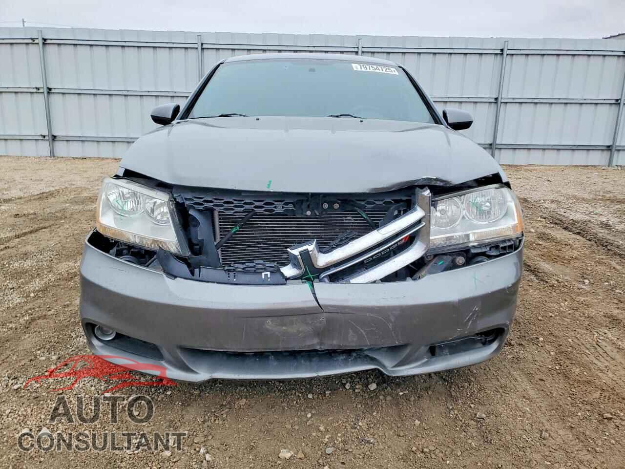 DODGE AVENGER 2012 - 1C3CDZEG9CN270805