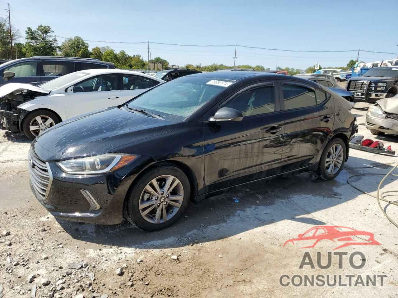 HYUNDAI ELANTRA 2018 - KMHD84LF0JU478376