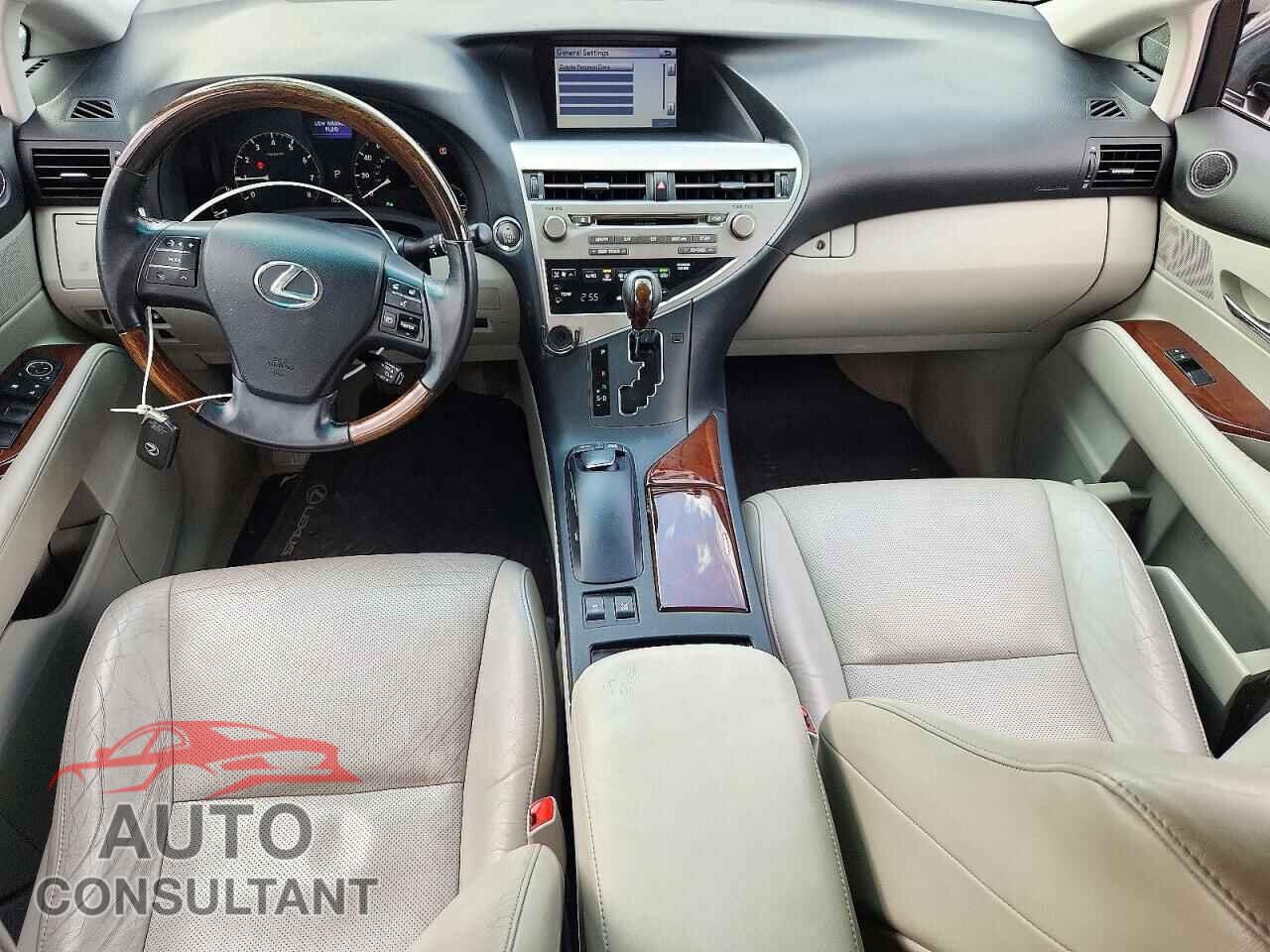 LEXUS RX350 2011 - 2T2BK1BA8BC093577