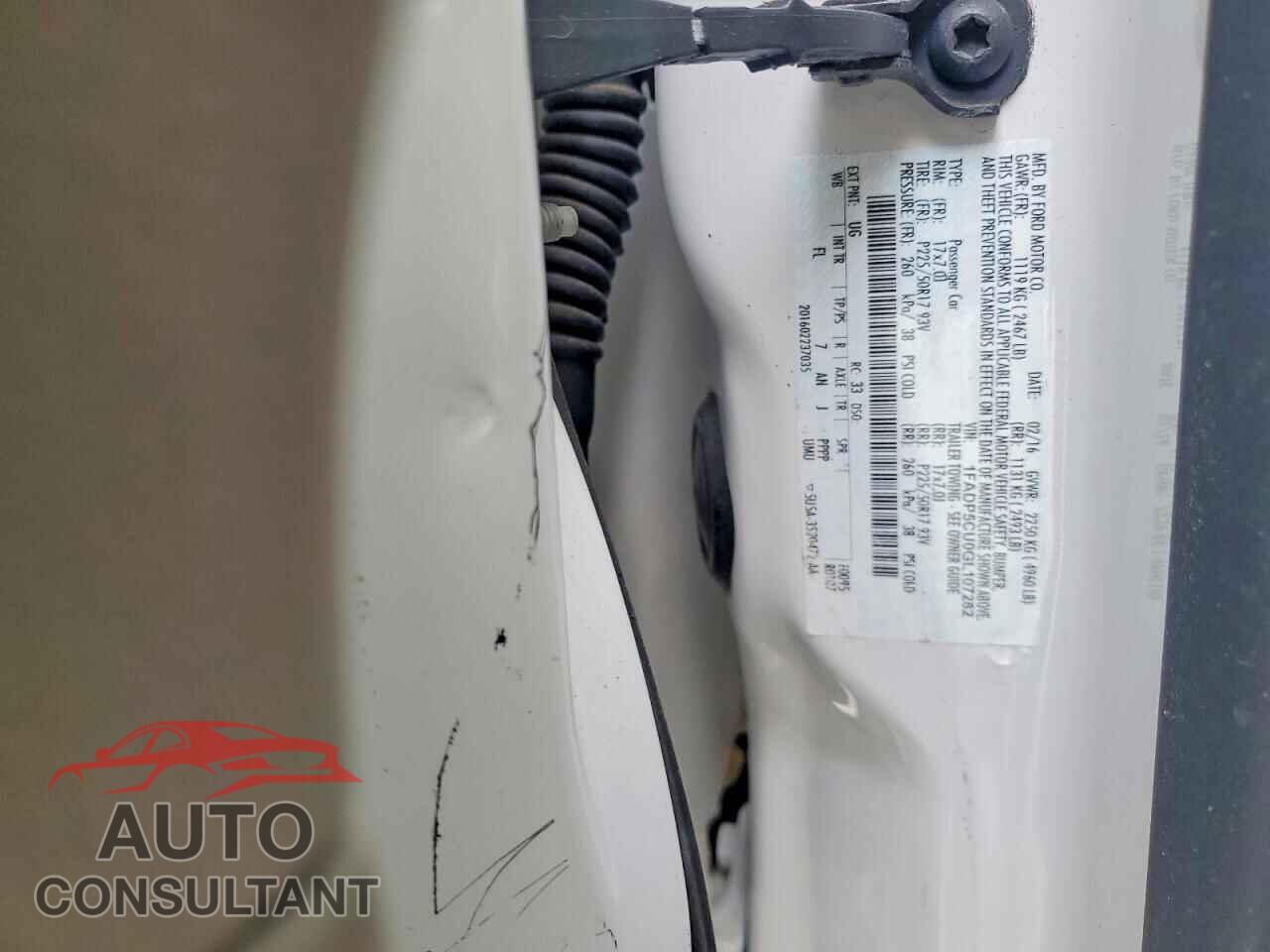 FORD CMAX 2016 - 1FADP5CU0GL107282