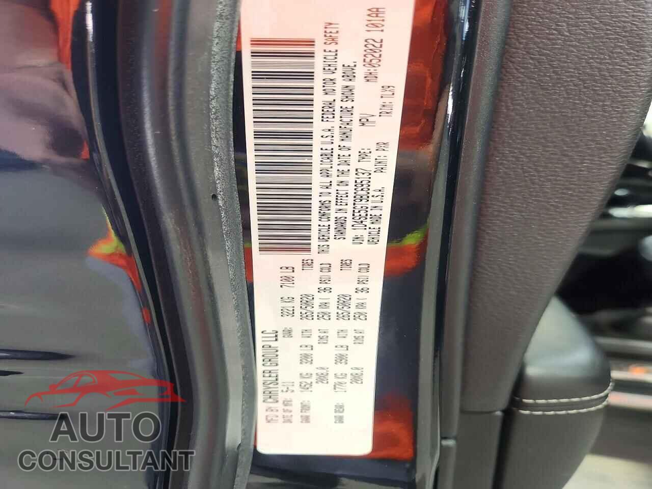 DODGE DURANGO 2011 - 1D4SE5GT9BC695137