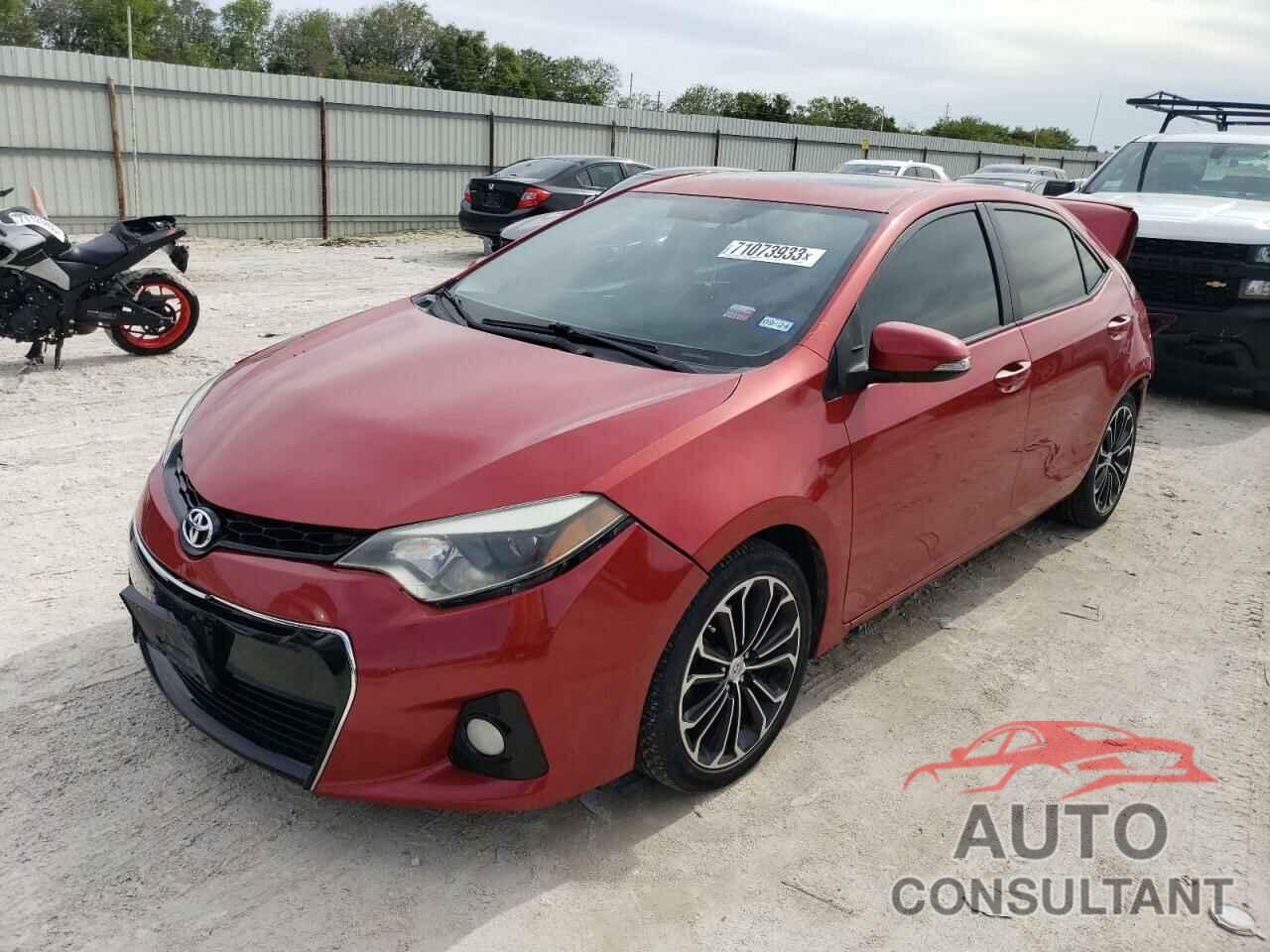 TOYOTA COROLLA 2015 - 5YFBURHEXFP296659