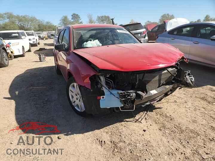 DODGE AVENGER 2013 - 1C3CDZAB3DN613488