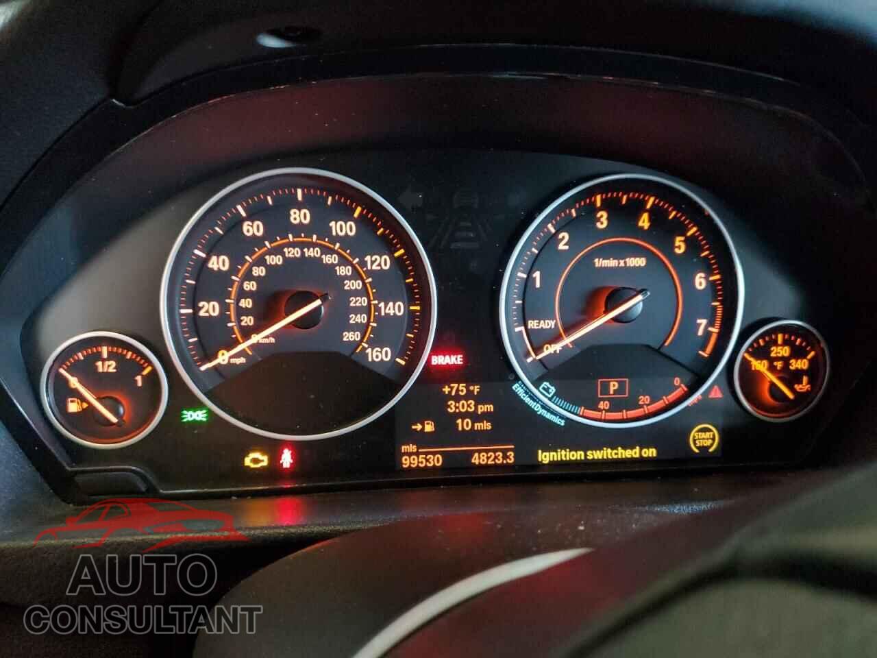 BMW 3 SERIES 2013 - WBA3B5C55DF591003
