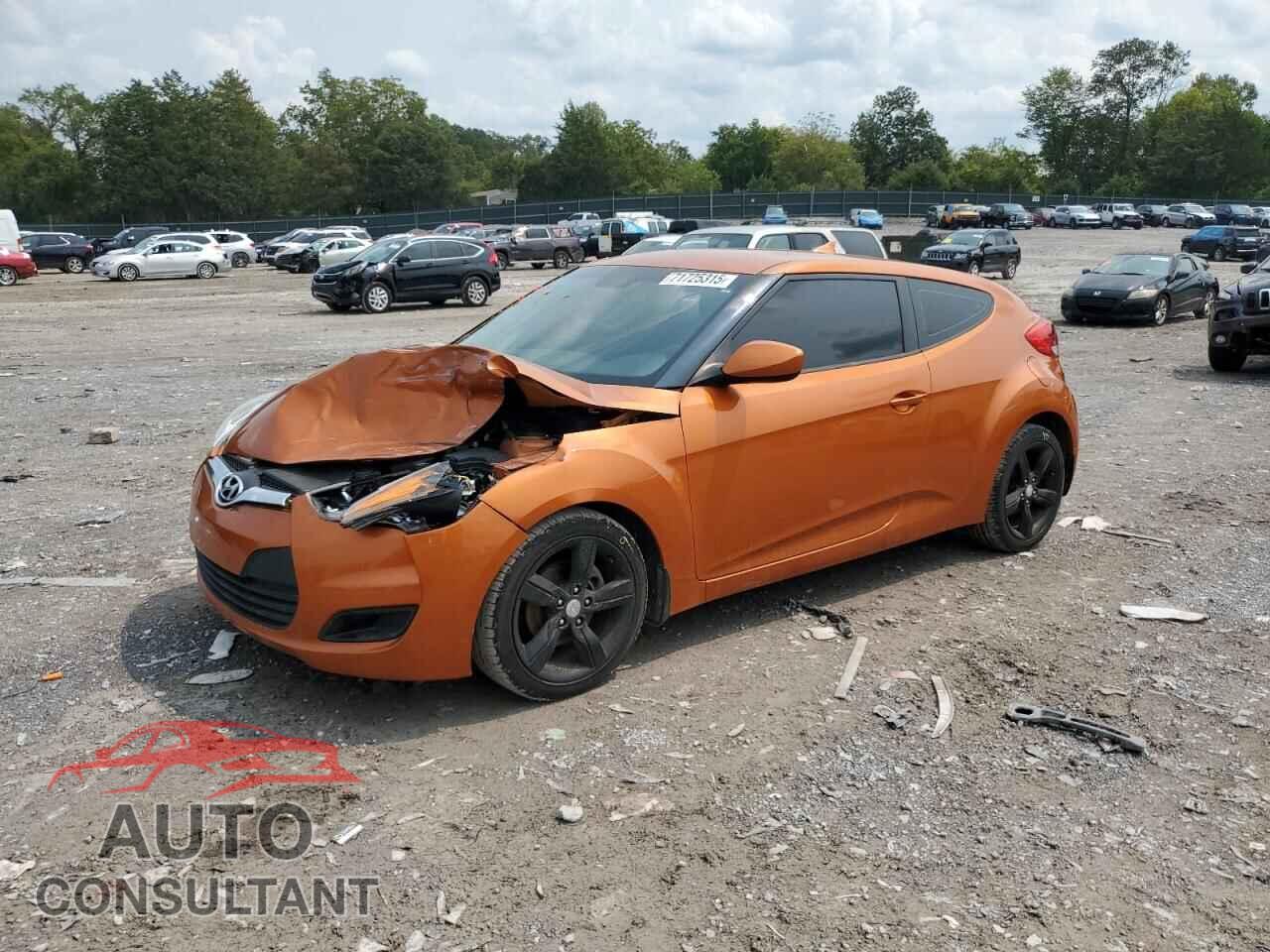 HYUNDAI VELOSTER 2012 - KMHTC6AD9CU078598