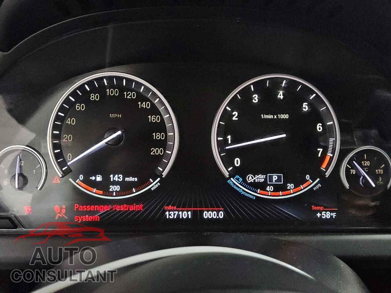 BMW 6 SERIES 2014 - WBA6B4C55ED099091
