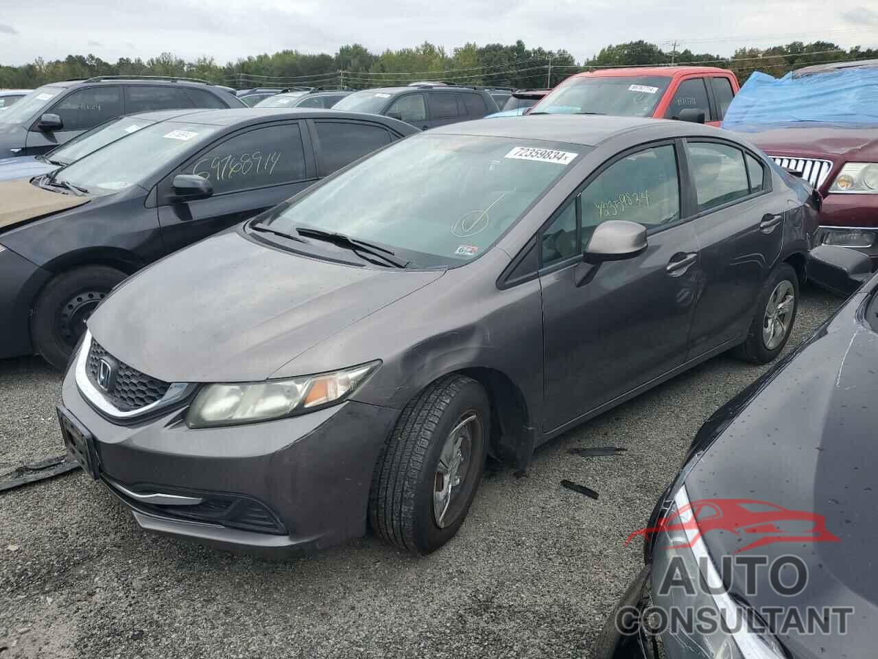 HONDA CIVIC 2013 - 19XFB2E58DE012768