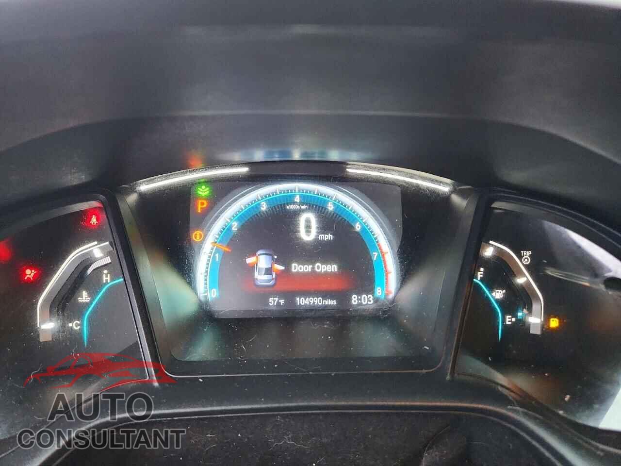 HONDA CIVIC 2019 - 2HGFC2F69KH514907