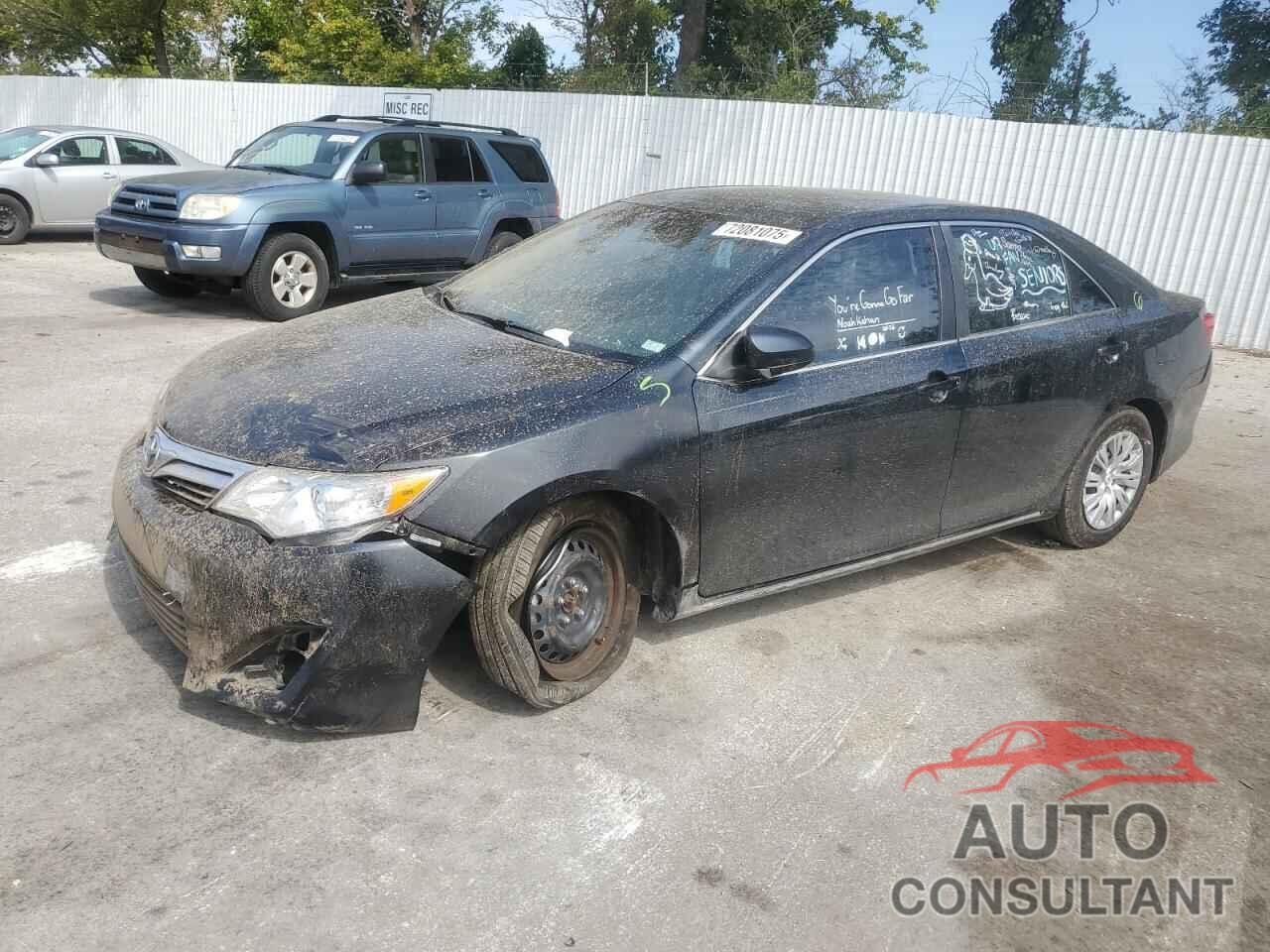 TOYOTA CAMRY 2012 - 4T4BF1FK7CR262554